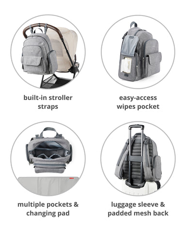 Skip Hop Luna Skötväska "Heather Grey"