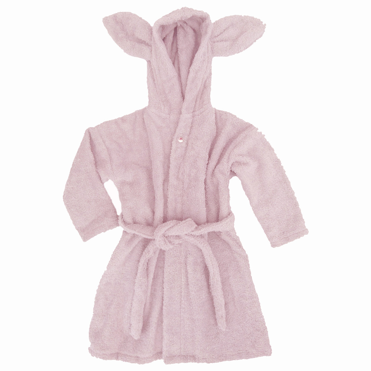 Bathrobe rabbit pink GOTS