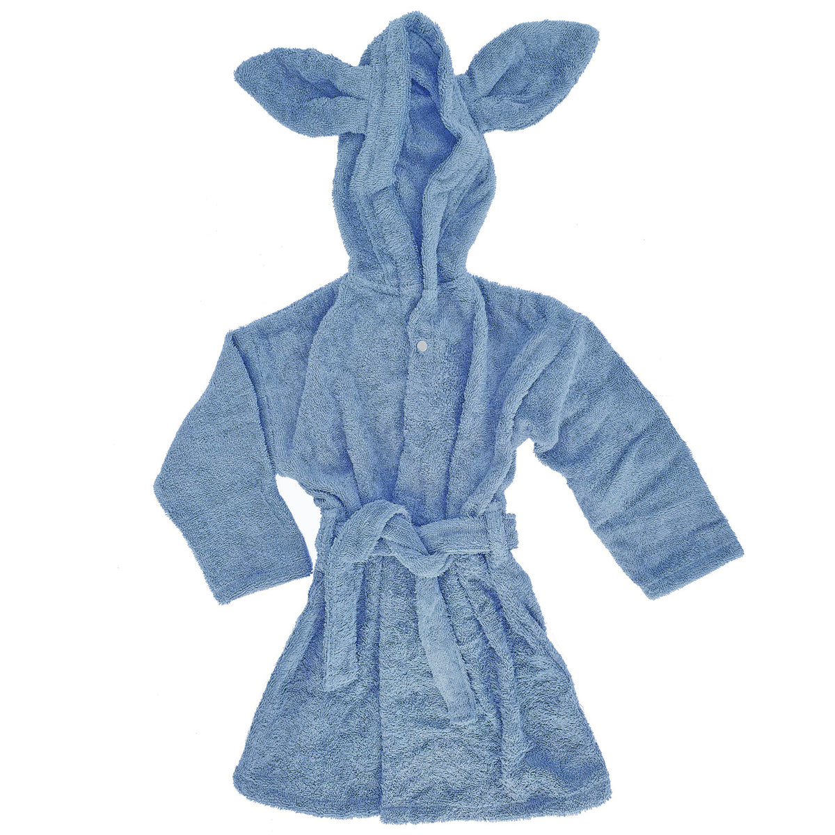 Badekåbe kanin dusty blue GOTS