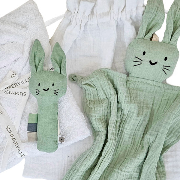 Summerville Gaveæske til babyen: Rabbit cameo green
