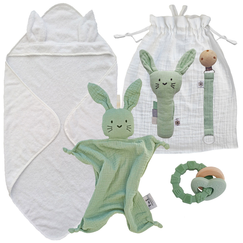 Summerville Baby Gift Set: Rabbit Supreme Cameo Green