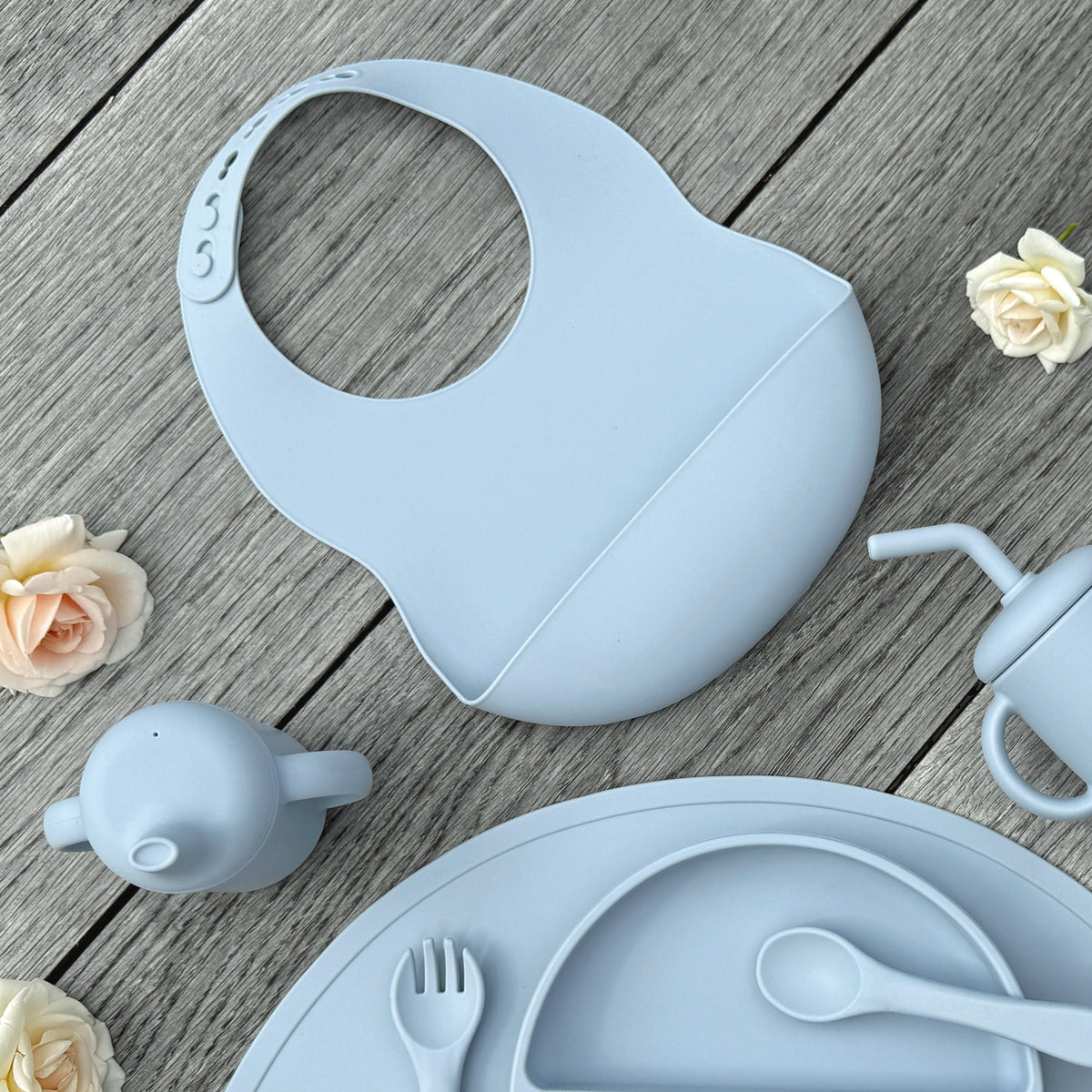 Hagesmæk silikone cloud blue