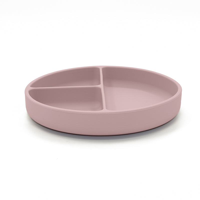Tallerken delt silikone pale mauve