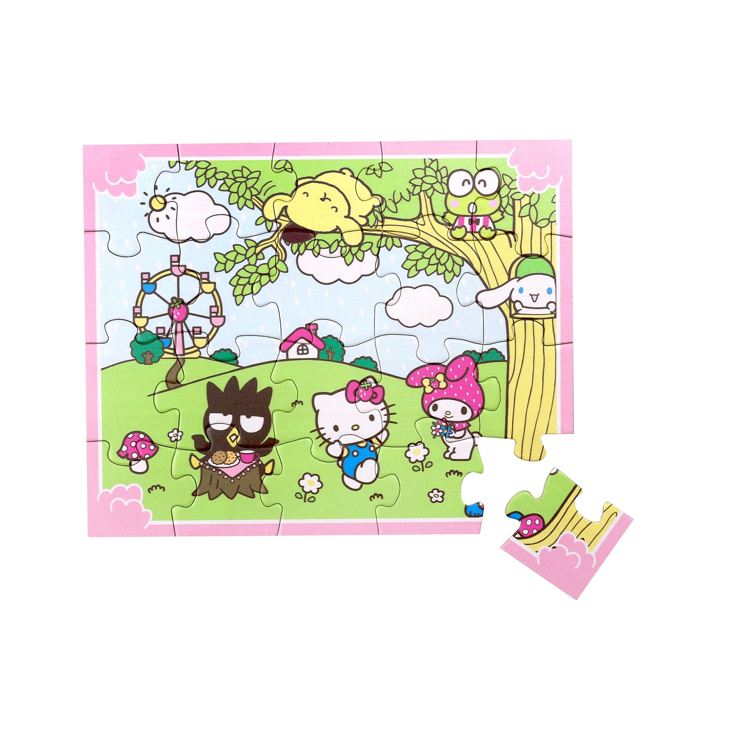 Hello Kitty Träpussel 20 Bitar – bild 1