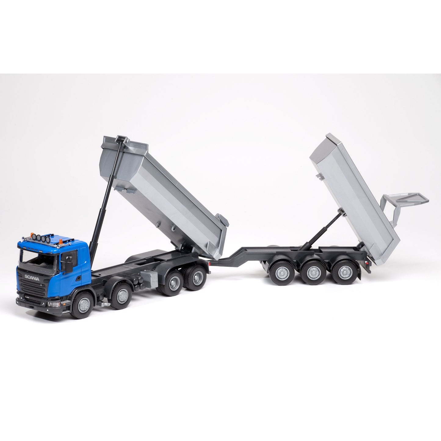 Tippbil Vagn Scania Blå 1:25 – bild 1