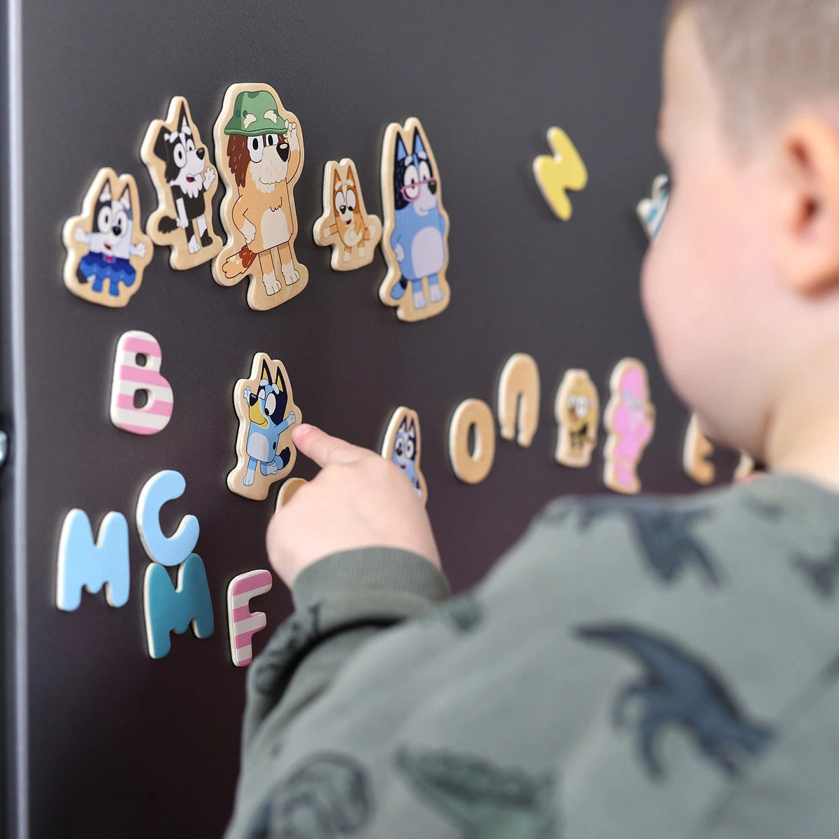 Bluey Magnetbokstäver Och Figurer