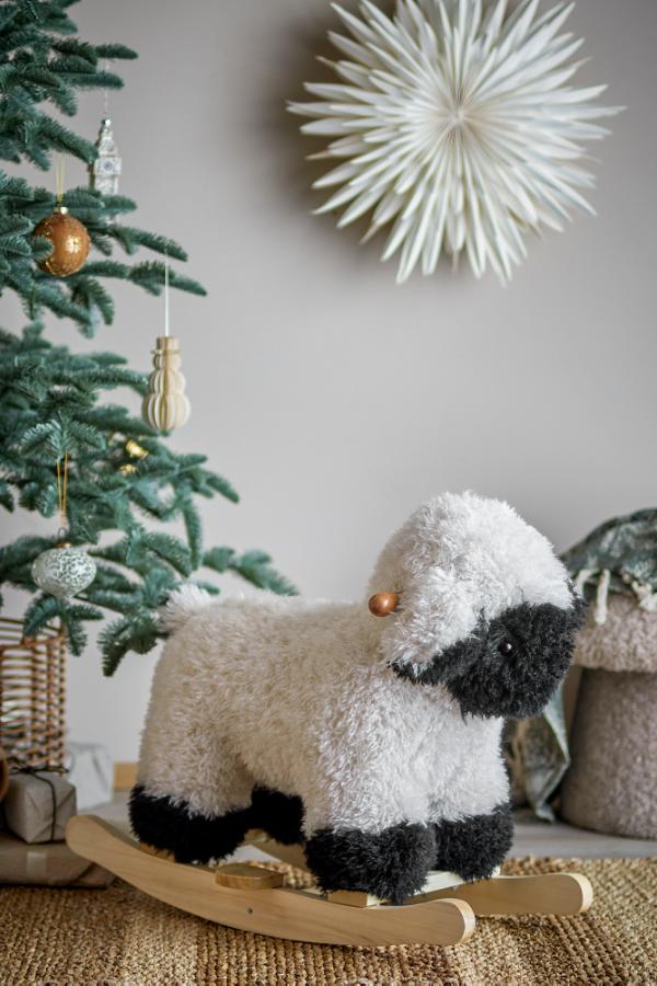 Dolly Rocking Toy Sheep White Polyester