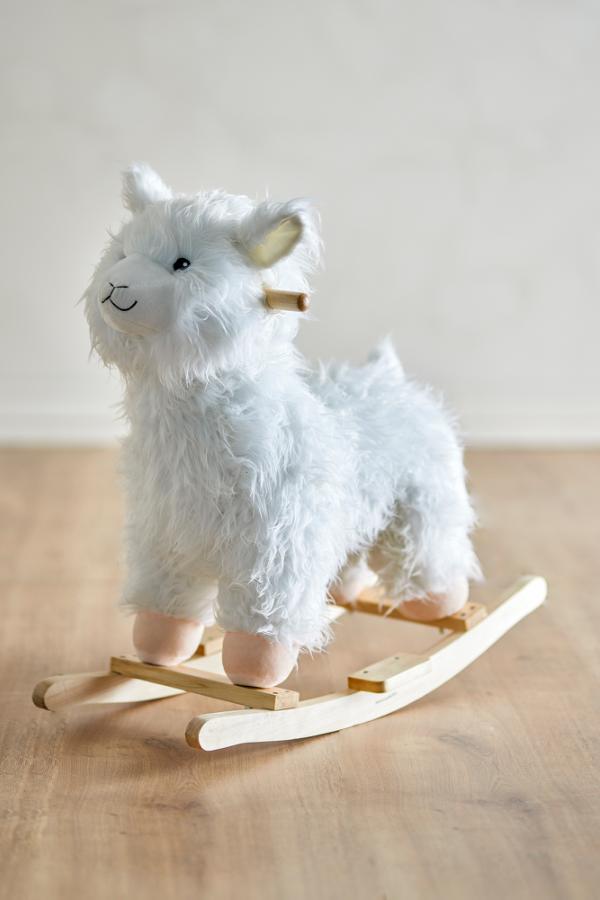 Kinto Rocking Toy Lama White Polyester