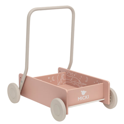 Micki Lära Gå Vagn Rosa – bild 1
