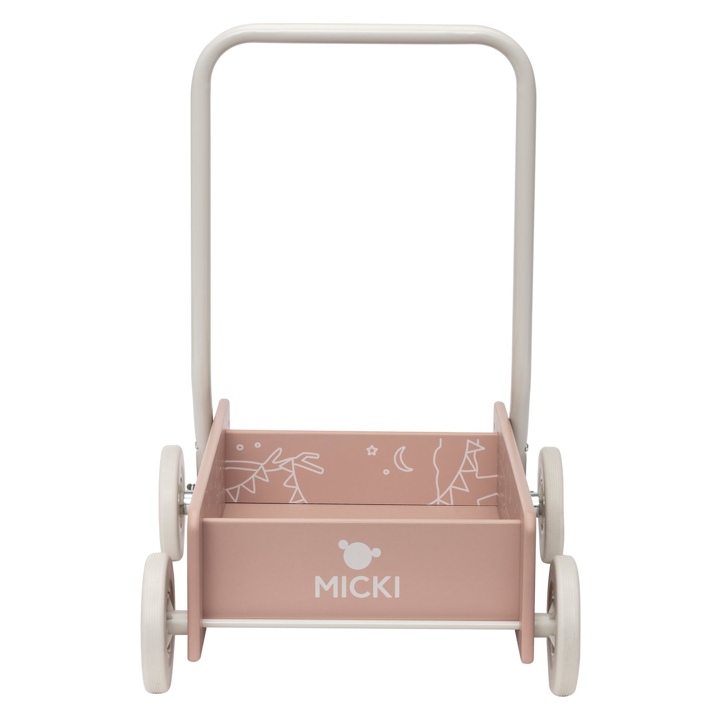 Micki Lära Gå Vagn Rosa – bild 4