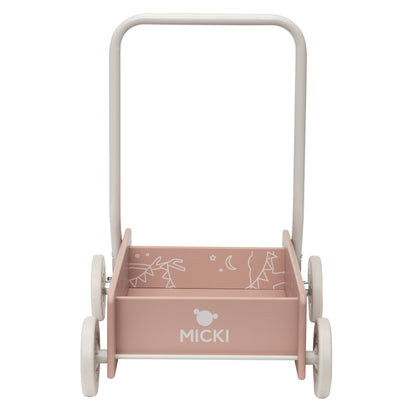Micki Lära Gå Vagn Rosa – bild 4