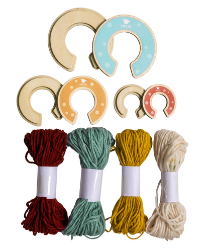 Micki Pom Pom 3-pack i Trä – bild 2