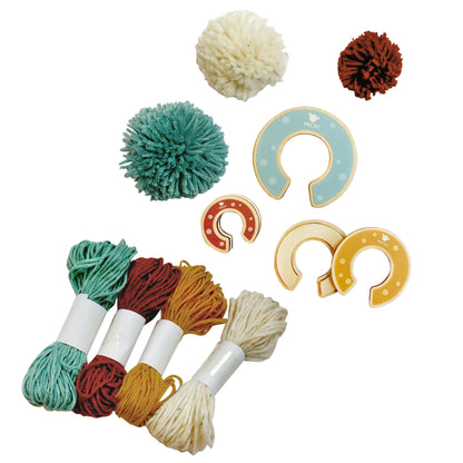 Micki Pom Pom 3-pack i Trä – bild 3