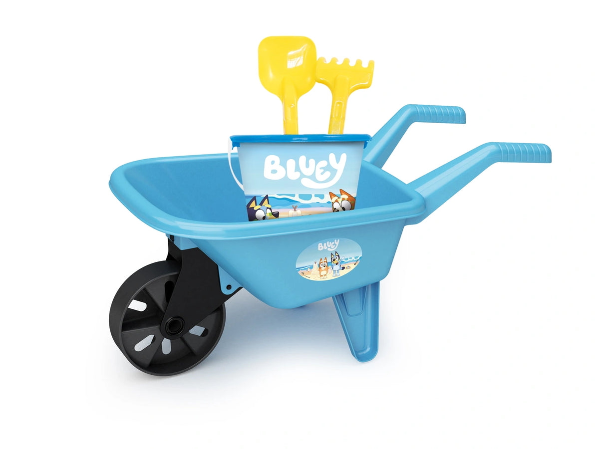 Bluey Sandleksak Skottkärra