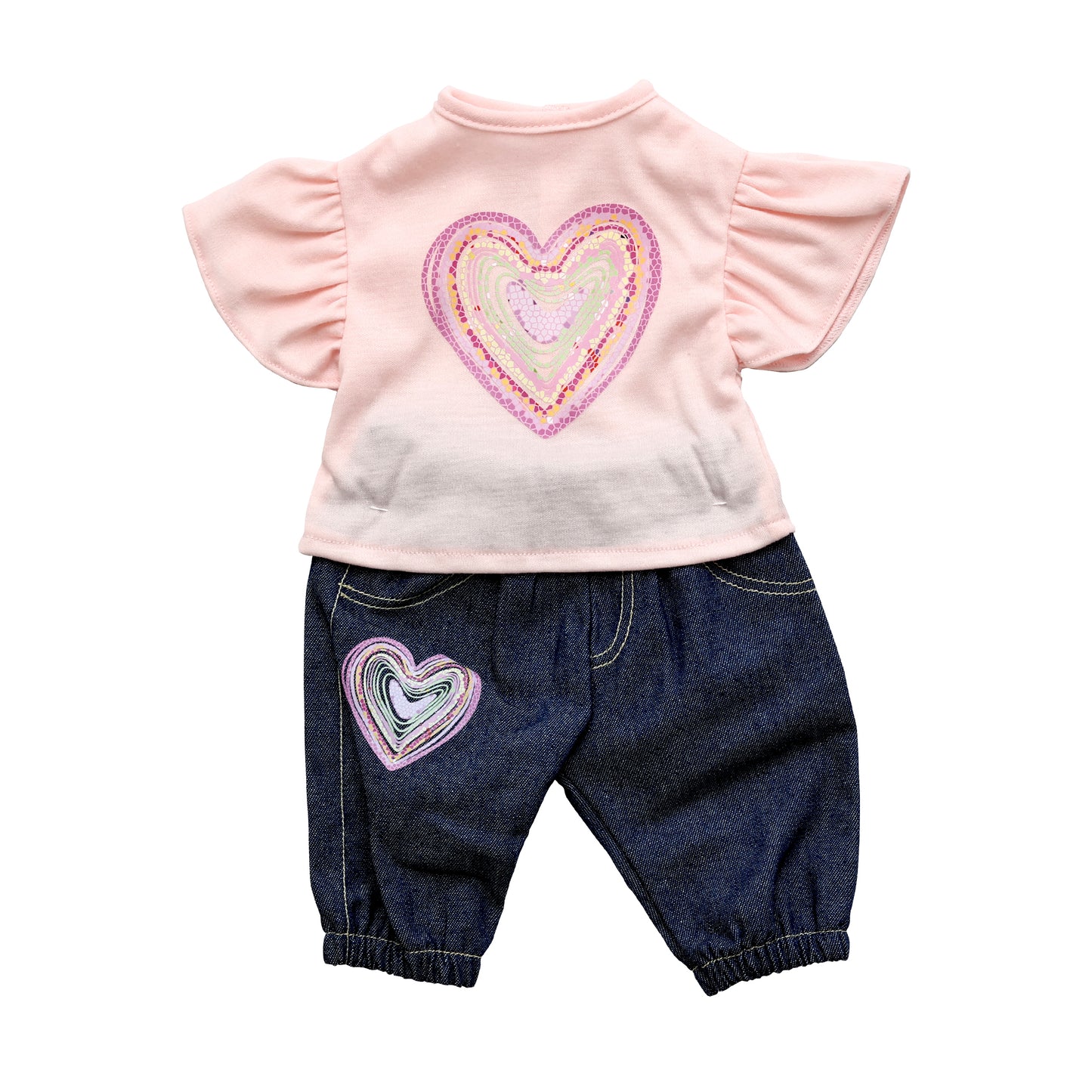 Jeans & T-shirt 41-46 Cm – bild 1