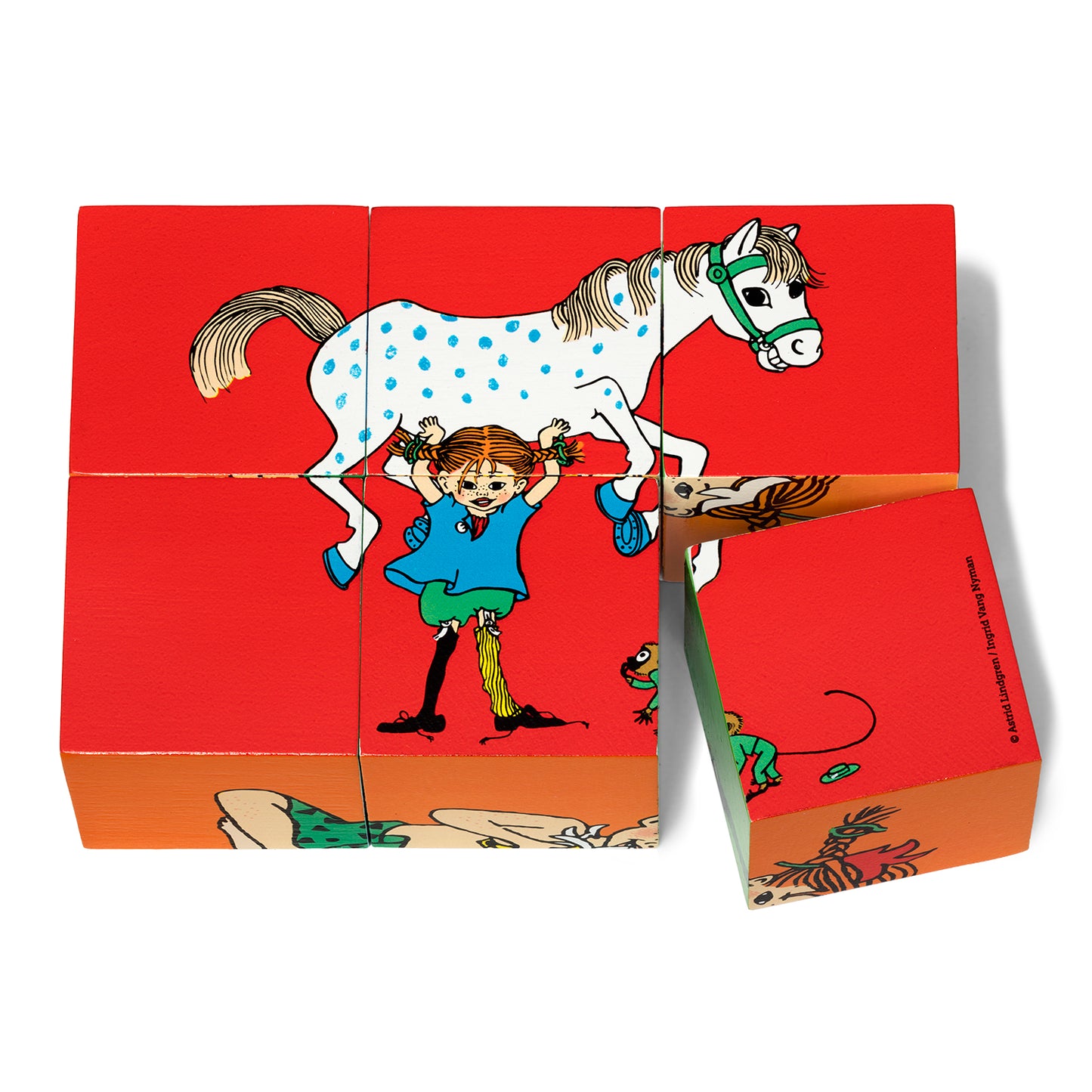 Pippi Pusselklossar, 6 Bitar – bild 2