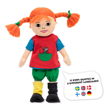 Pippi Taldocka, Tyg, 40 Cm – bild 1