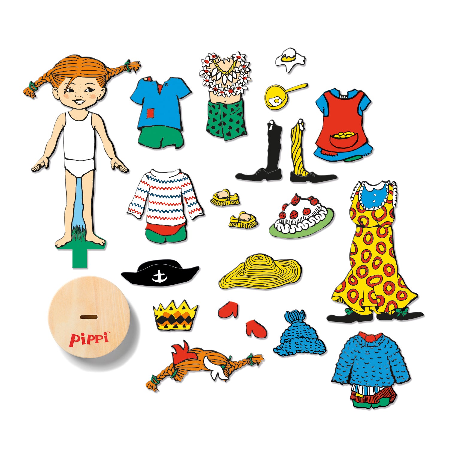 Pippi Magnetdocka – bild 2