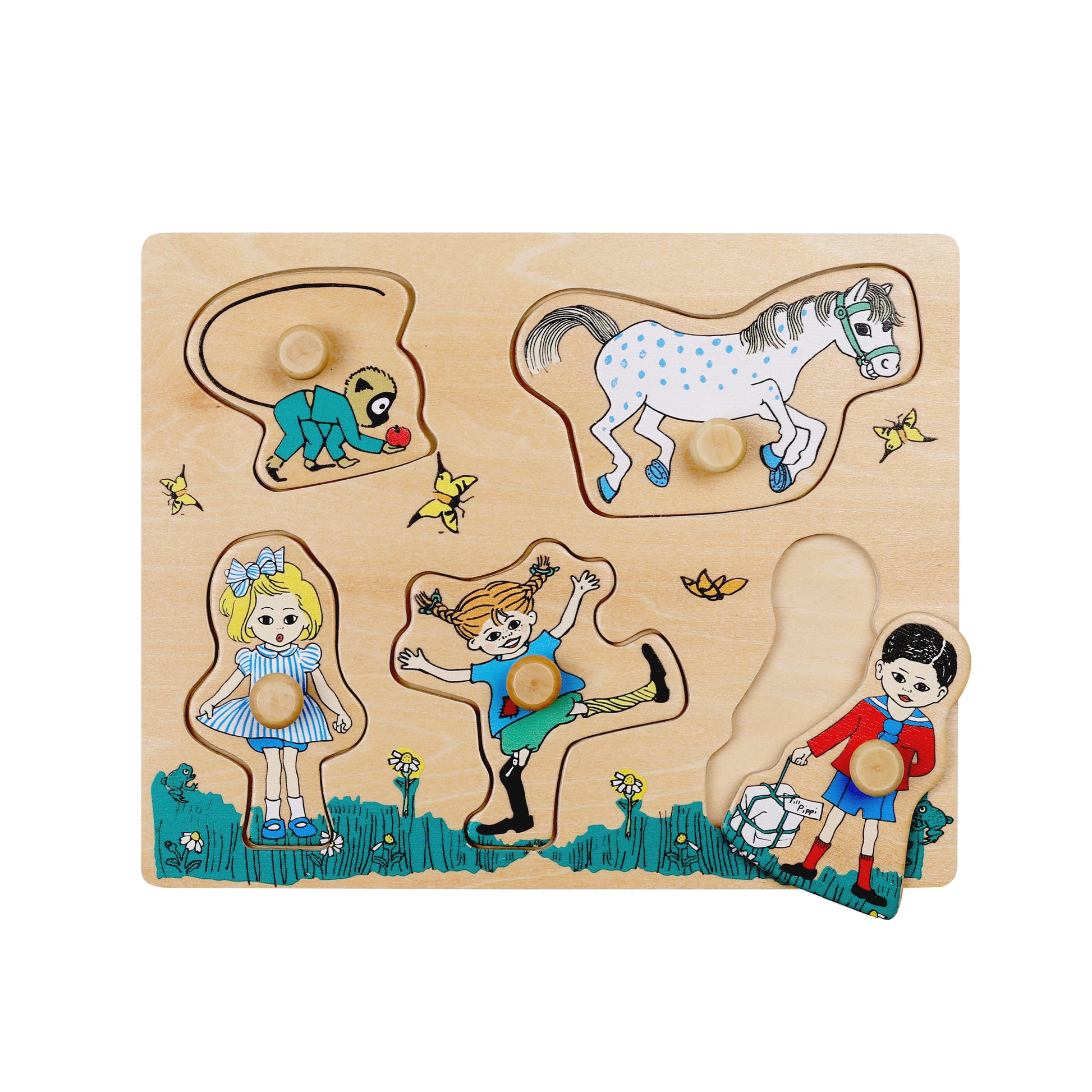 Pippi Pussel med Knoppar 5 Bit – bild 1
