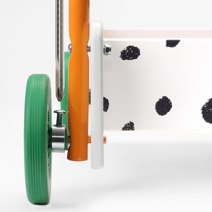 Pippi Lära Gå Vagn Prickig – bild 5