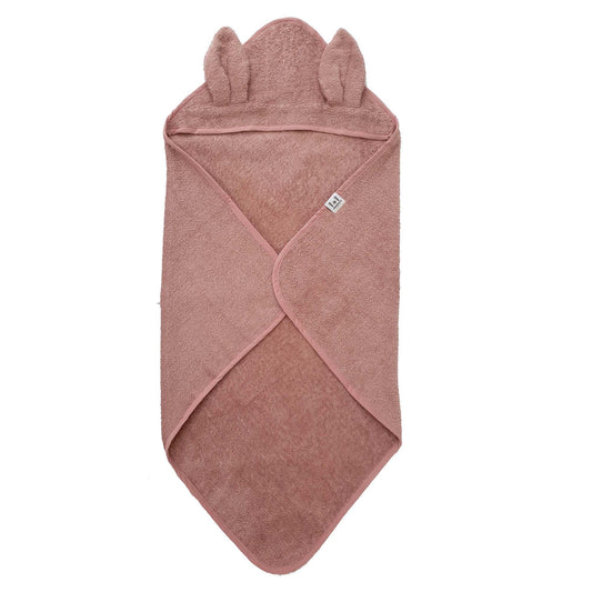 Badcape rabbit pale mauve GOTS