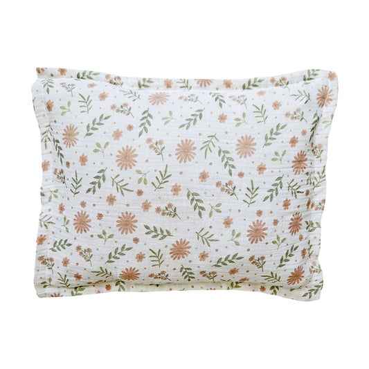 Bäddset muslin vagga blossom GOTS