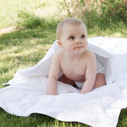Pillowcase 2-pack crib white classic GOTS