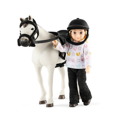 Lundby Docka med Häst – bild 1