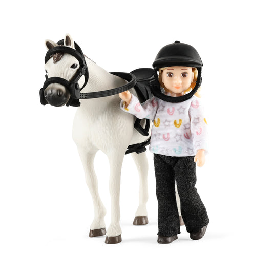 Lundby Docka med Häst – bild 1