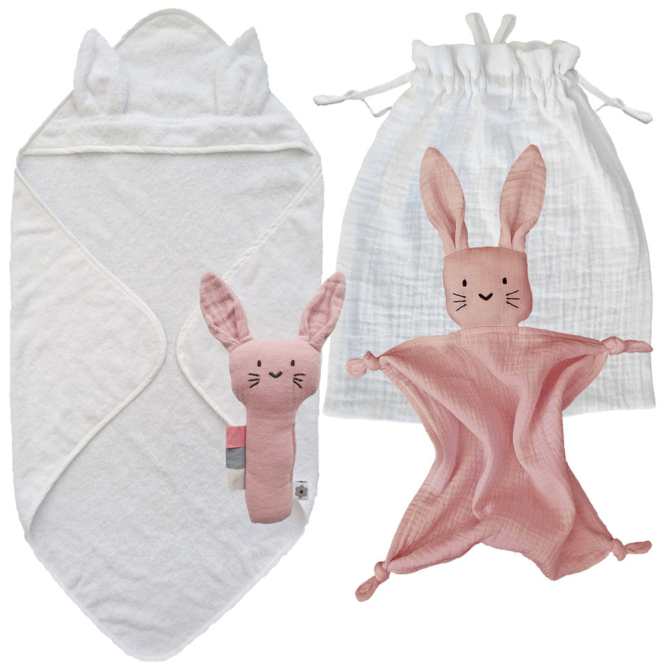 Summerville Presentset för babyn: Rabbit pale mauve