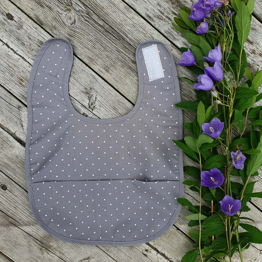 Haklapp grå dotty