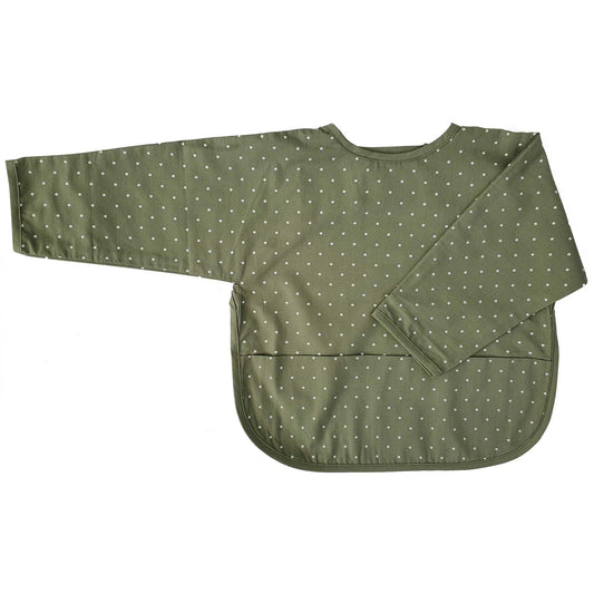 Haklapp med ärm grön dotty