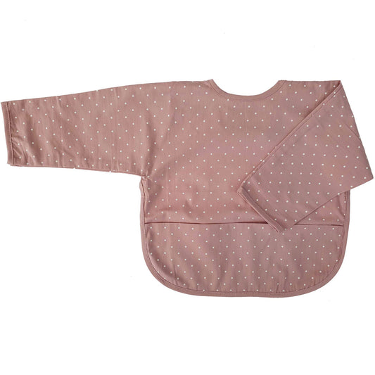 Haklapp med ärm pale mauve dotty