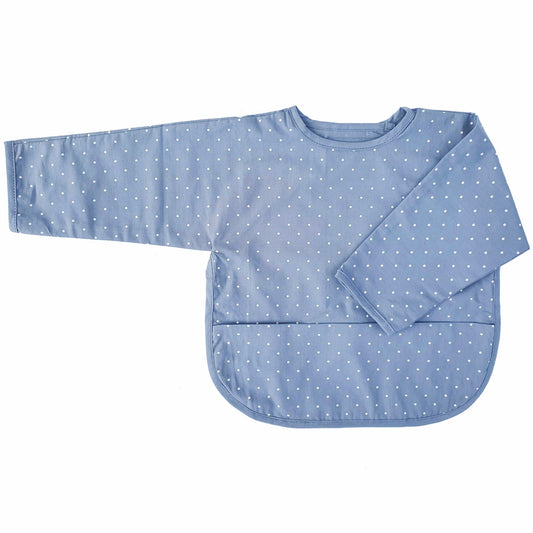 Haklapp med ärm dusty blue dotty