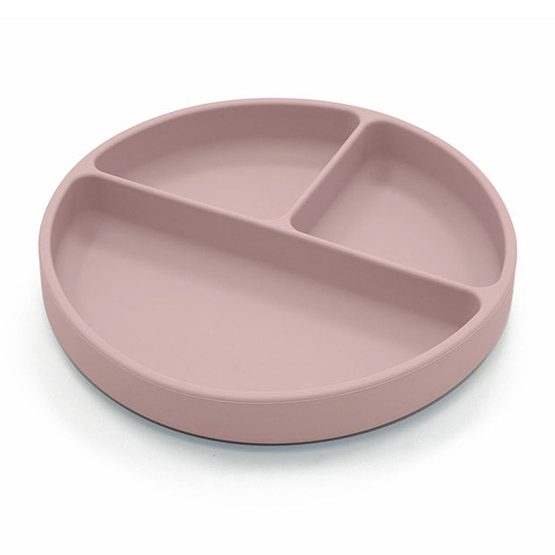 Tallerken delt silikone pale mauve