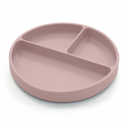 Tallerken delt silikone pale mauve