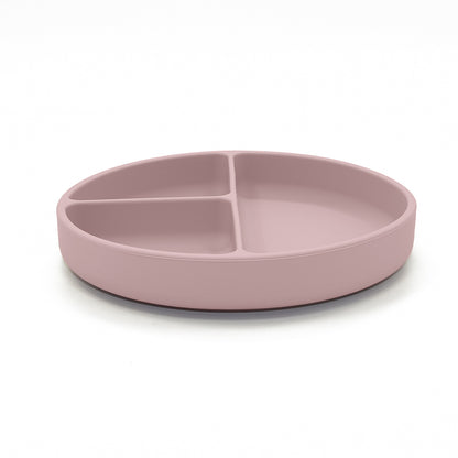 Tallerken delt silikone pale mauve