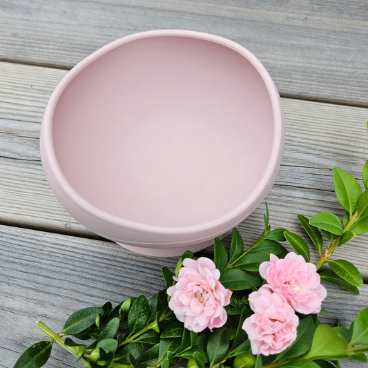 Skål silikon pale mauve