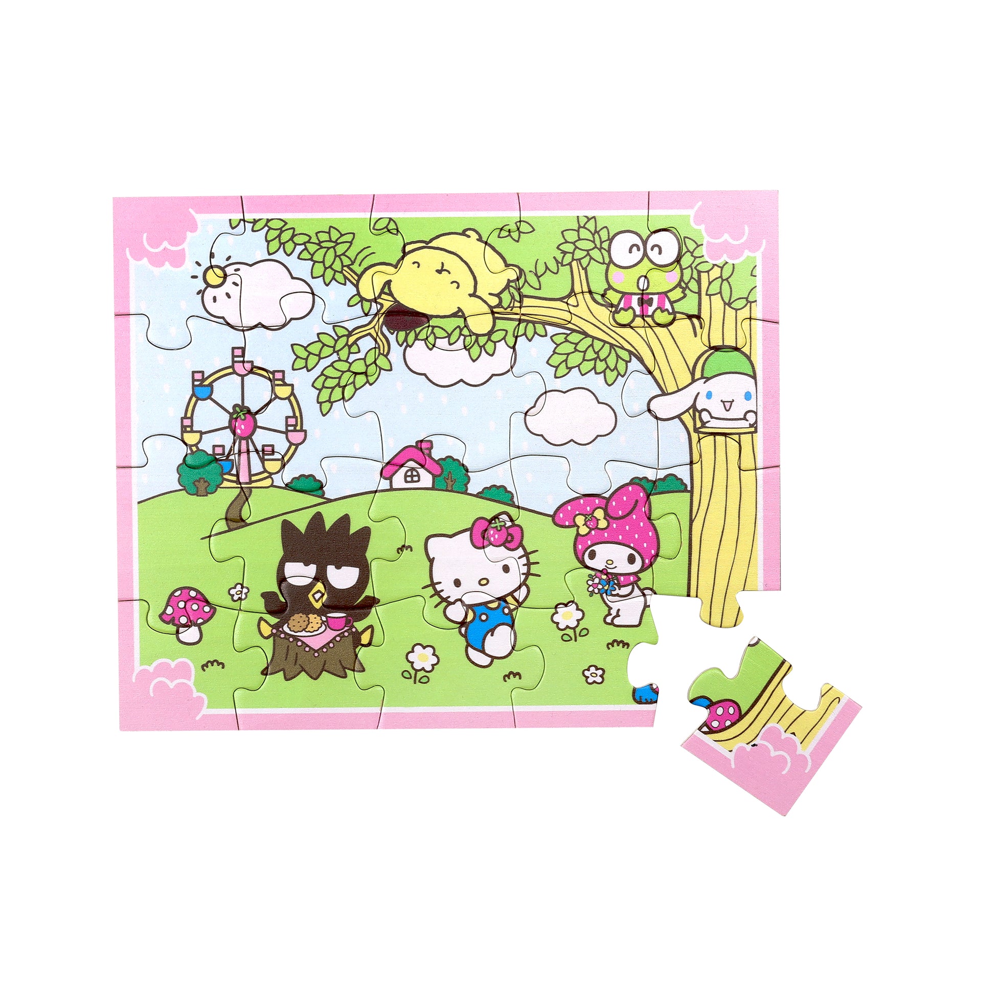 Hello Kitty Träpussel 20 Bitar – bild 1