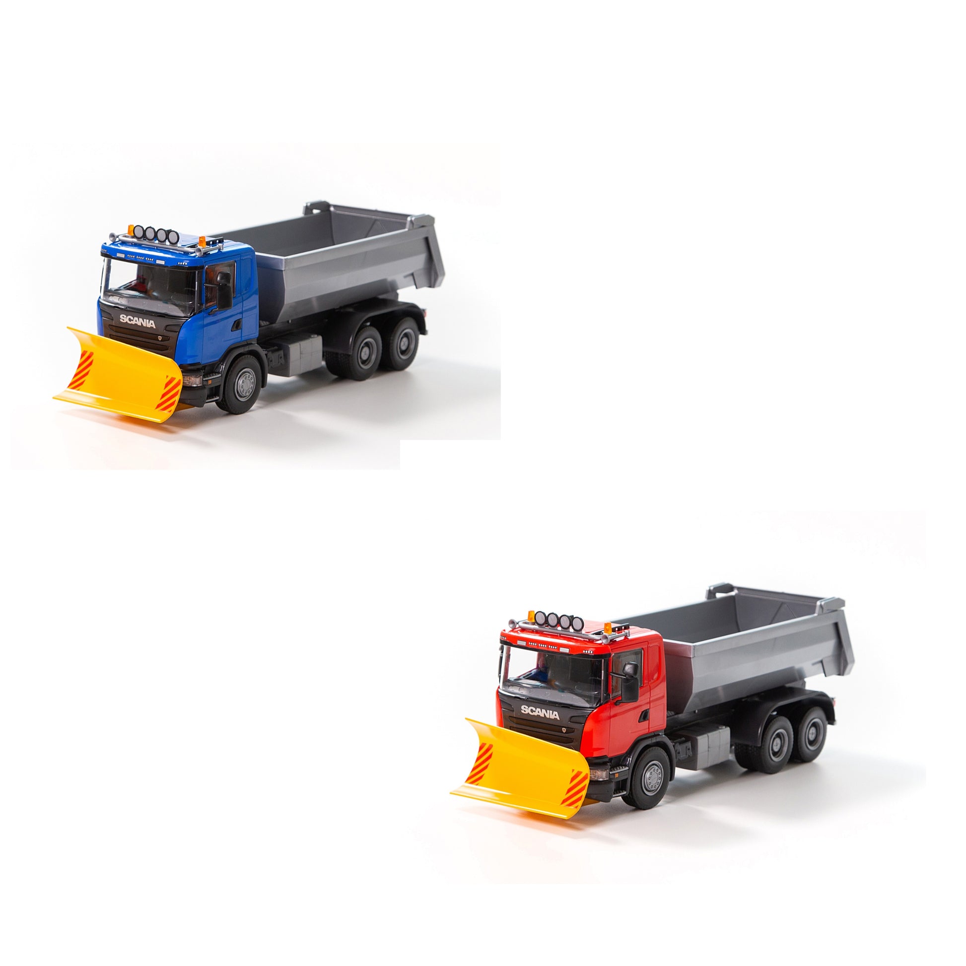 Scania Tipplastbil med Plog – bild 1