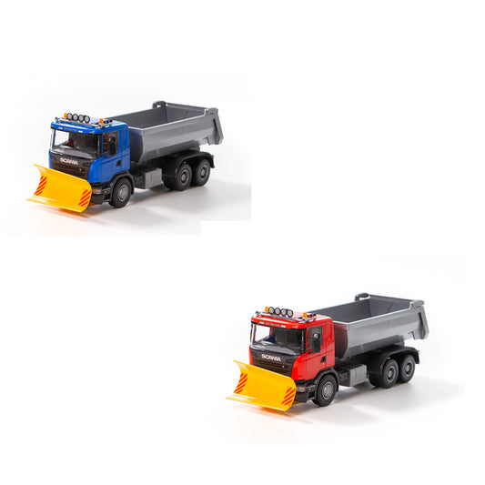 Scania Tipplastbil med Plog – bild 1