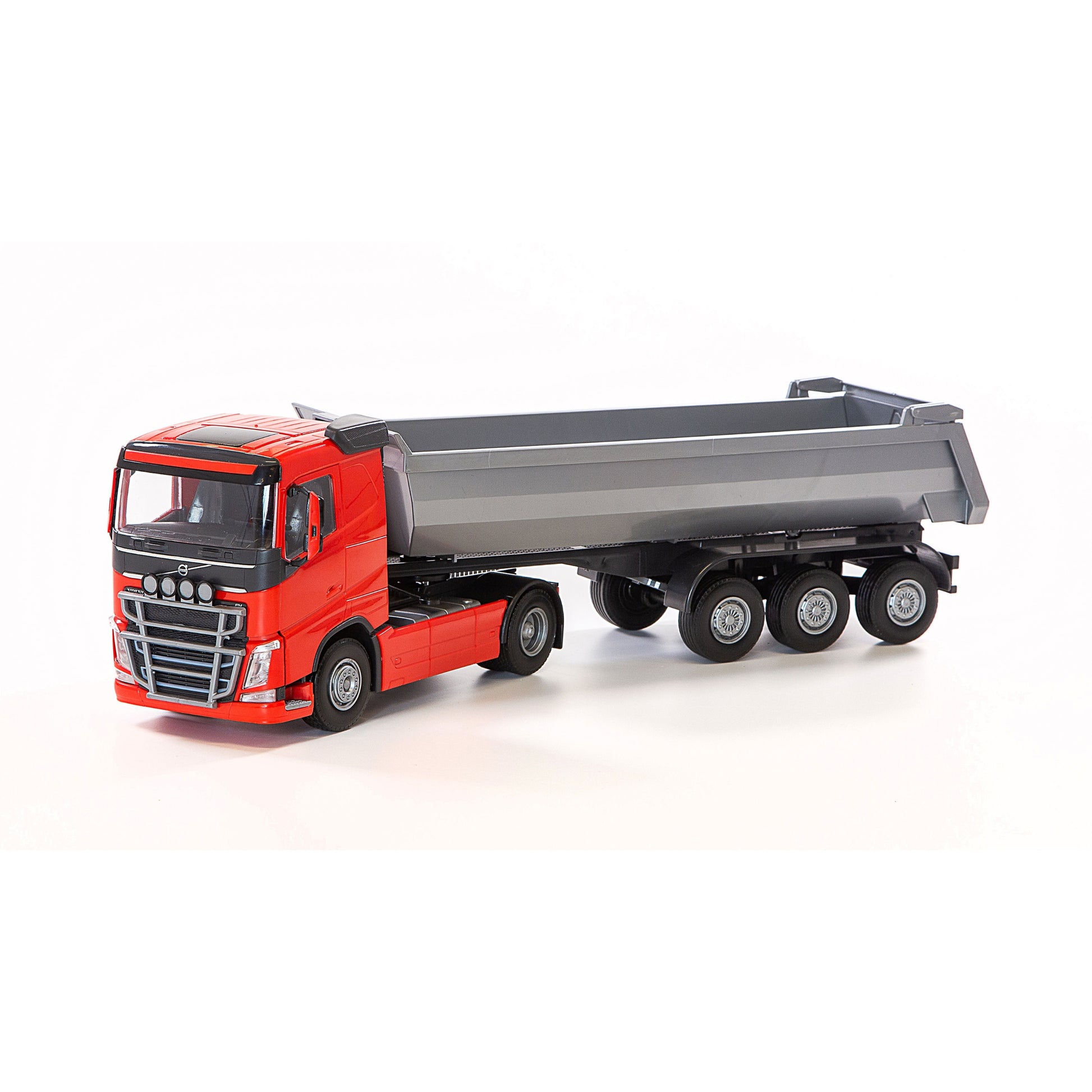 Volvo Tipp Semi, Röd Låg Kab – bild 1