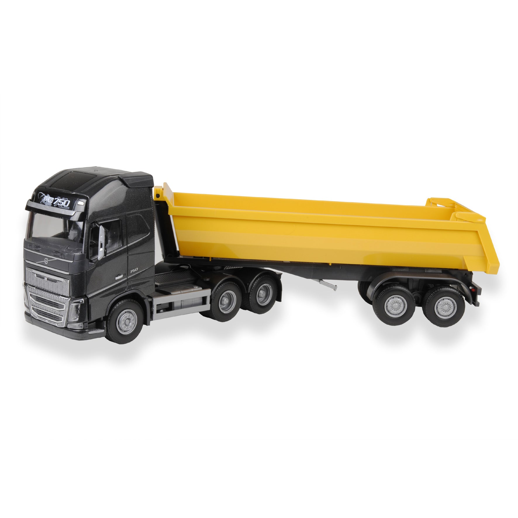 Volvo Fh16/750 Semi Svart Gul – bild 1