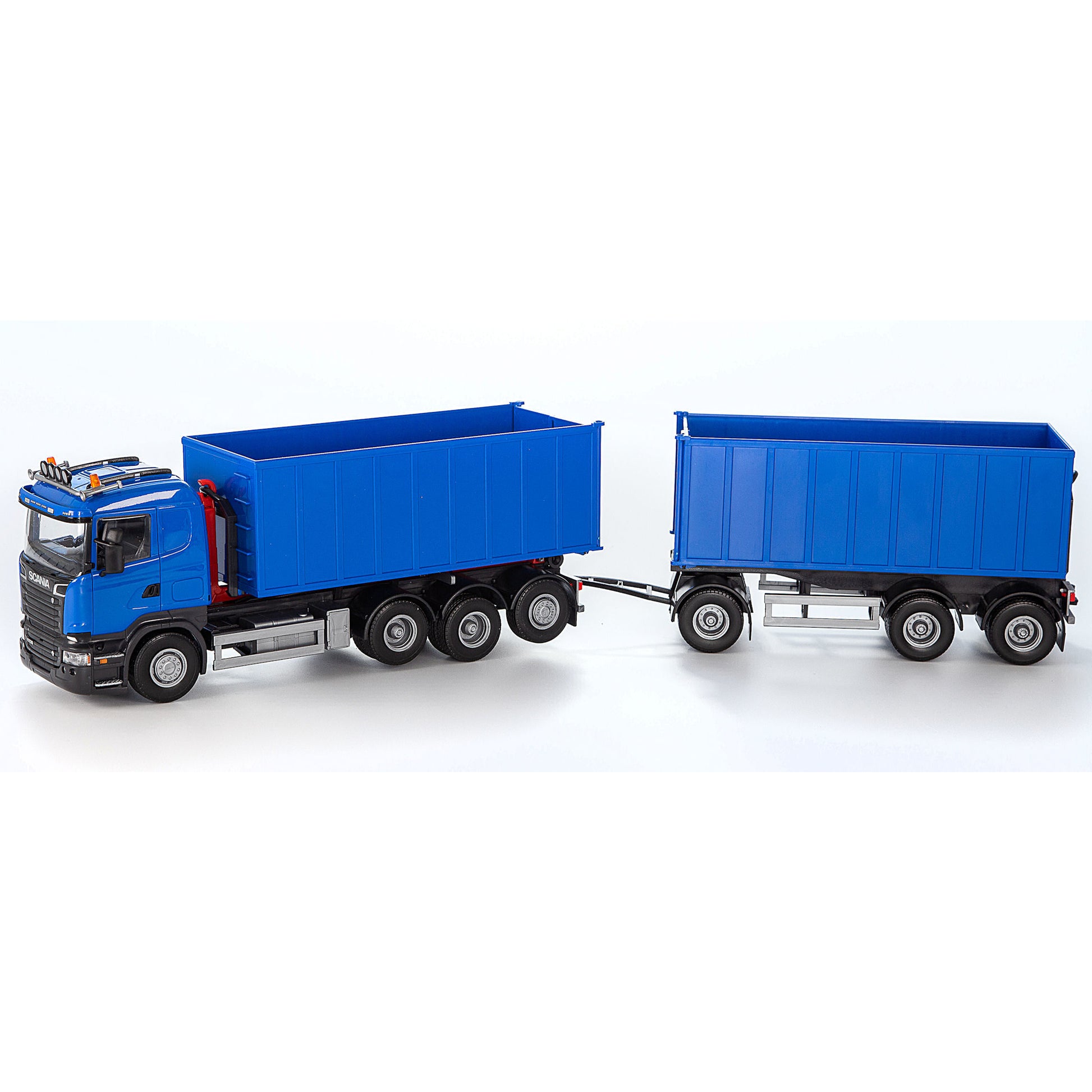 Scania Lastväxlare M Släp Blå – bild 1