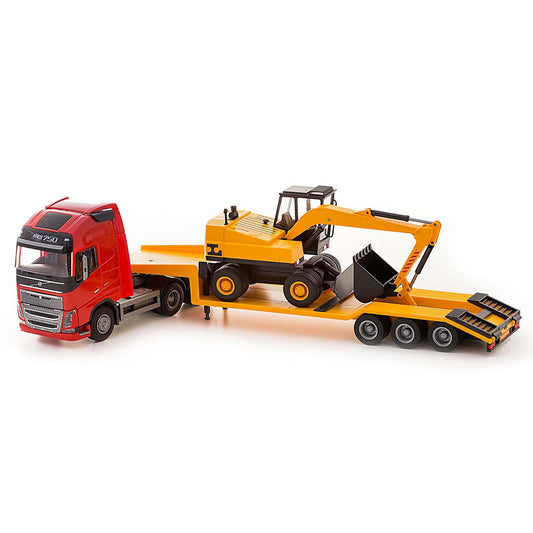 Volvo Lowloader & Grävare,röd – bild 1