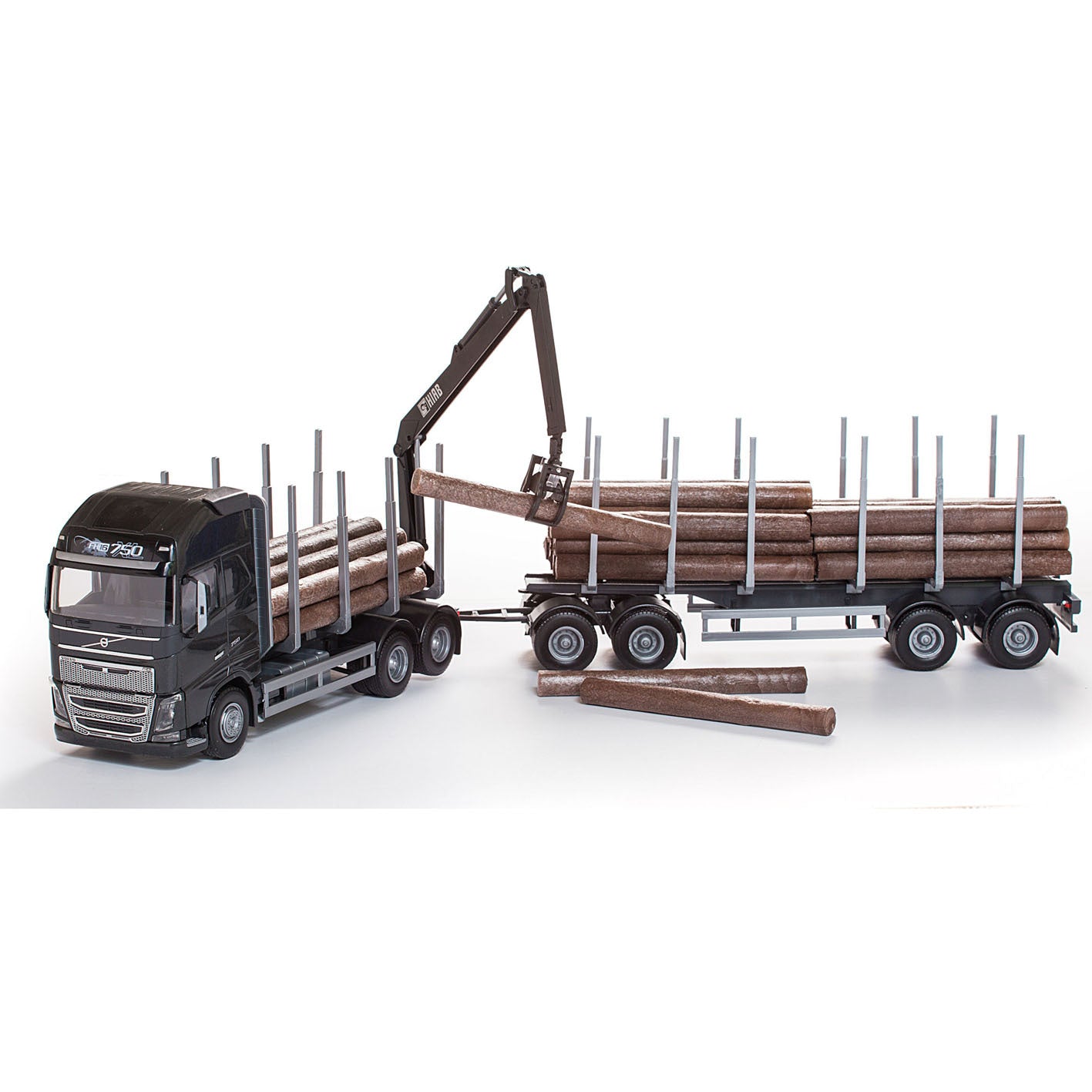 Volvo Timmerbil M. Fh16, Svart – bild 1
