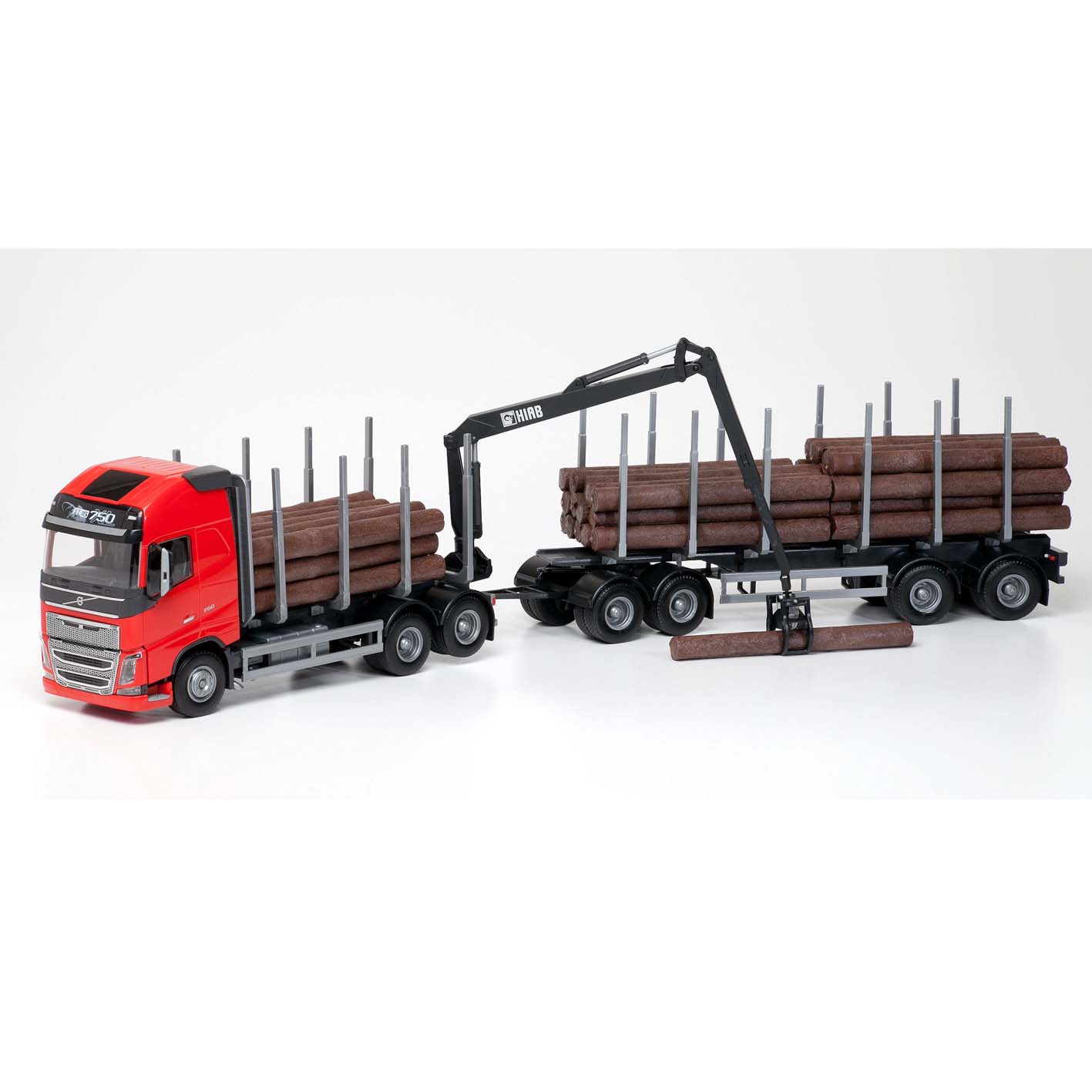 Volvo Timmerbil M. Fh16 , Röd – bild 1