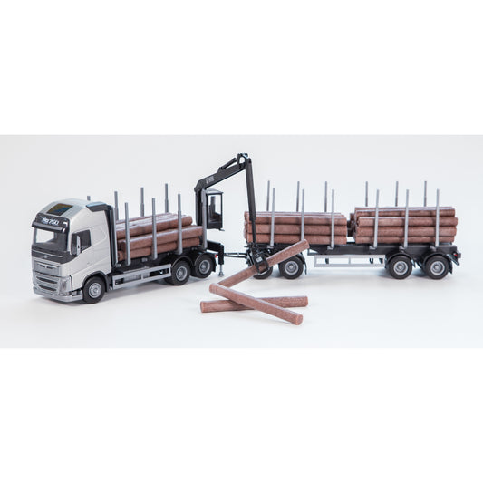 Volvo Fh16 Timmerbil Silver – bild 1