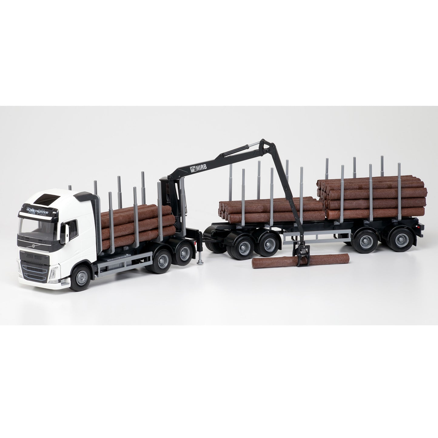 Volvo Fh16/750 Timmerbil Vit – bild 1