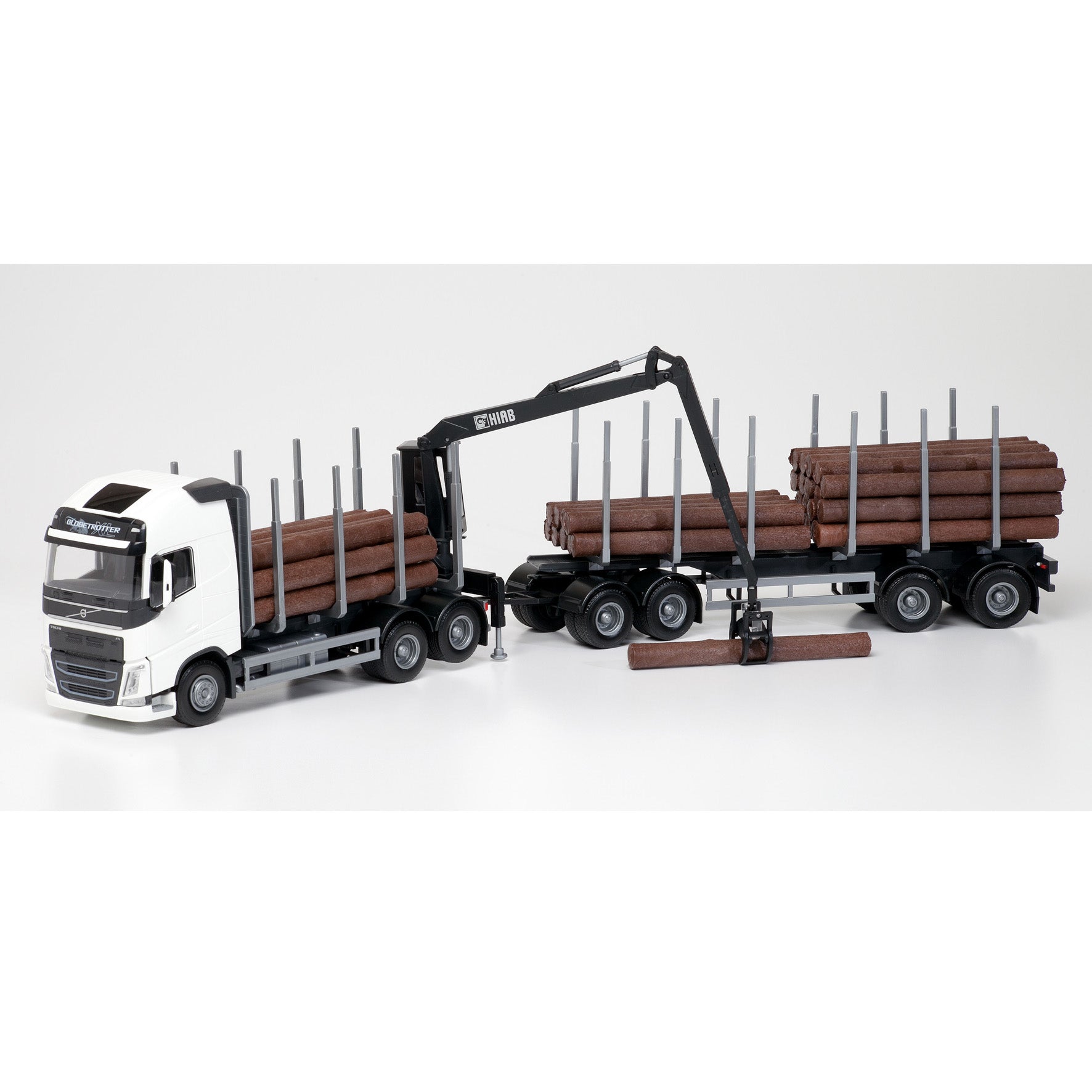 Volvo Fh16/750 Timmerbil Vit – bild 1